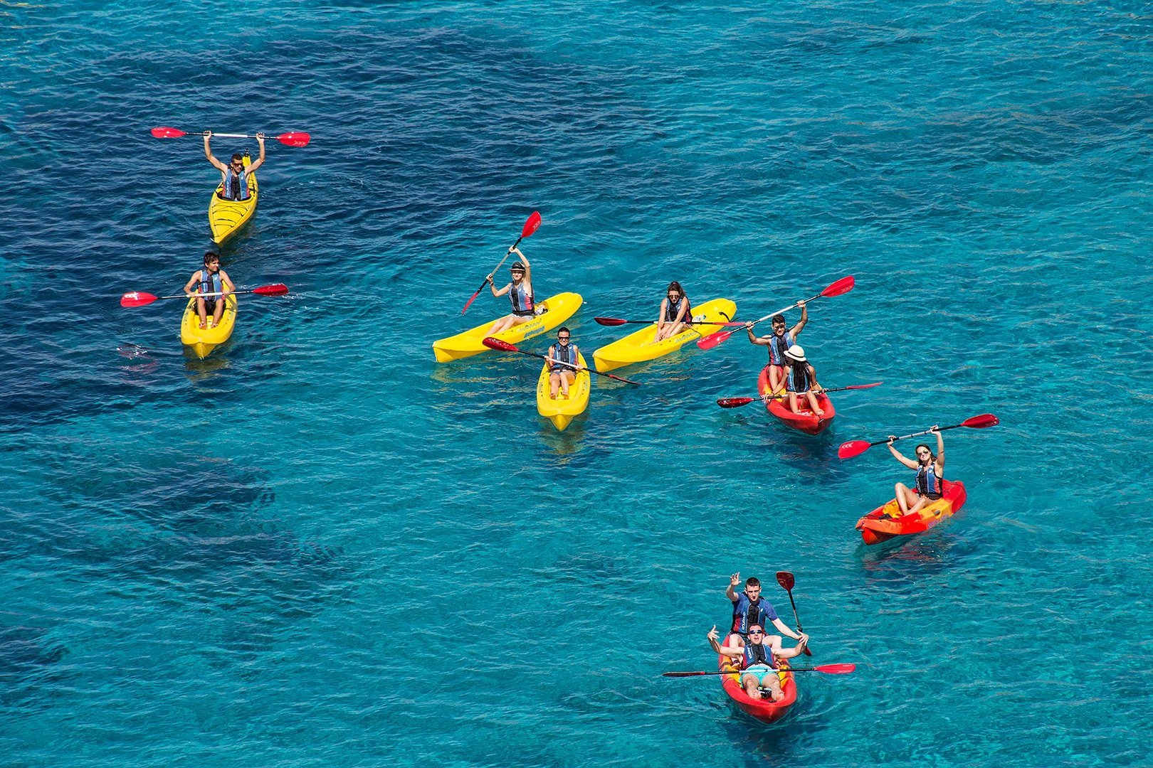 kayaking in marine reserve
