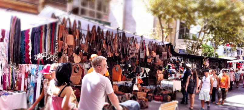 Inca Market leather products