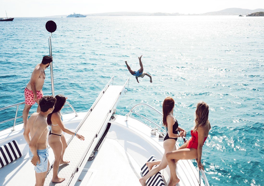 swim on the mediterranean