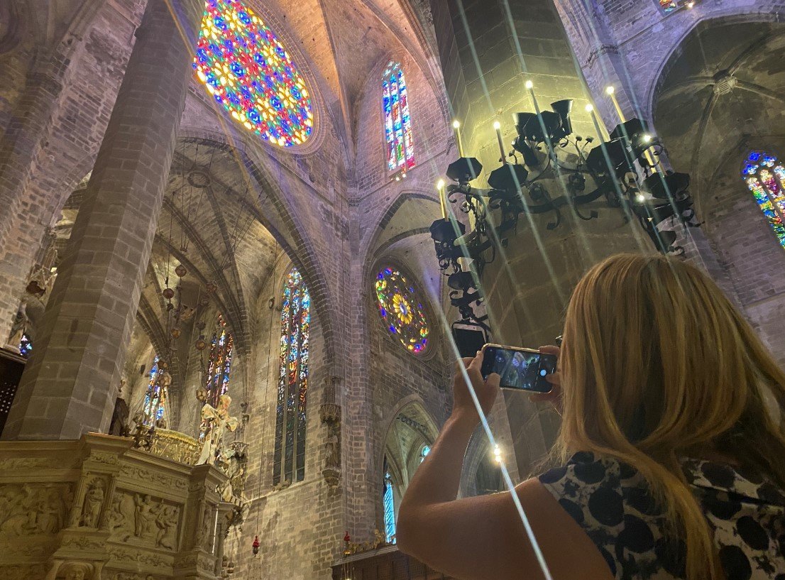 lights in the cathedral