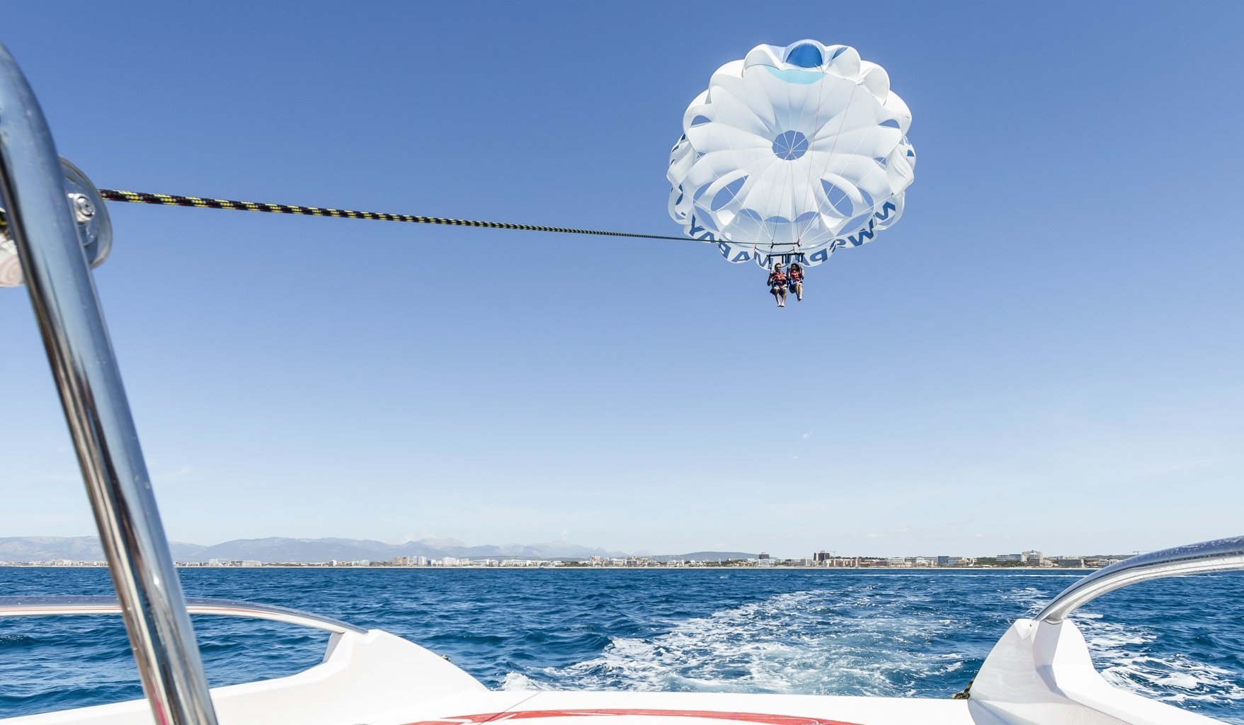 parasail in the air