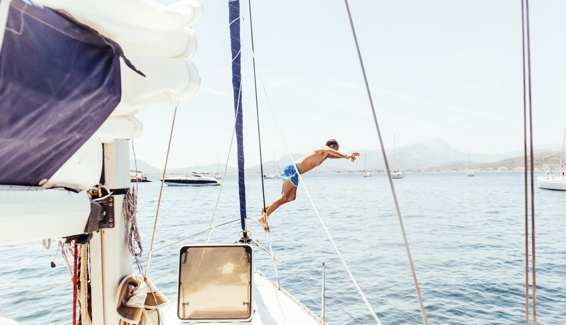 sailing outing in mallorca