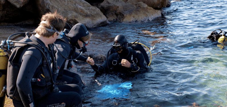 learning to dive in mallorca