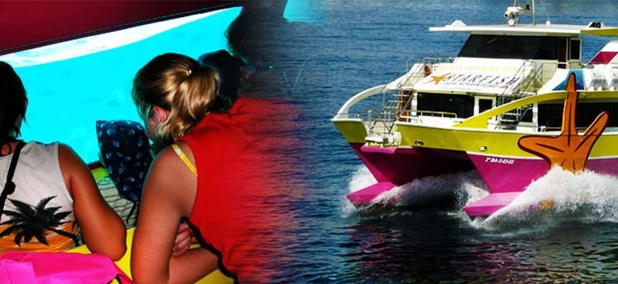 glass bottom boat cala d'or