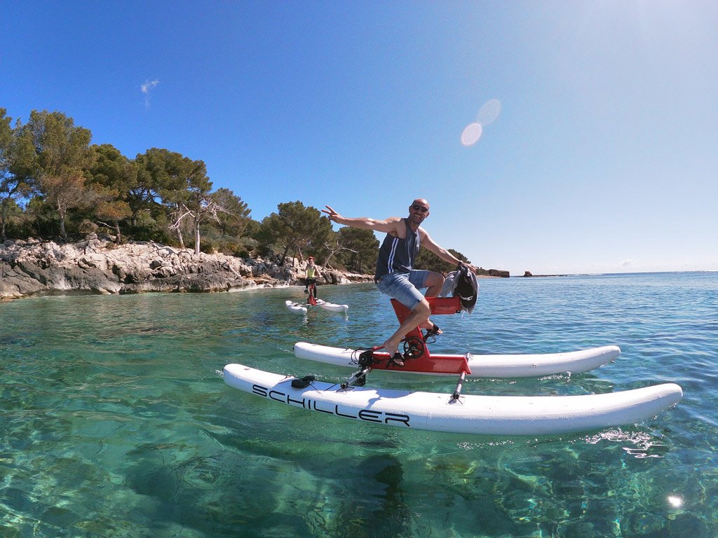 water bike in mallorca