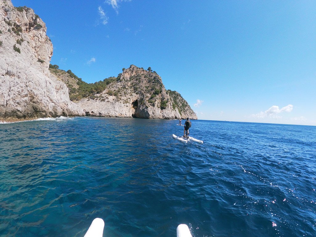 water bike tour in Mallorca