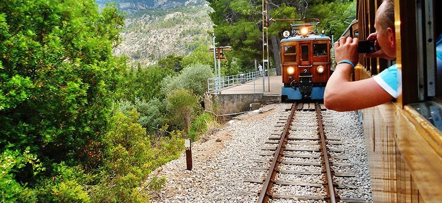treno dei soller in montagna