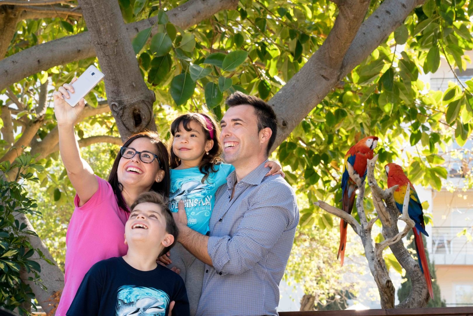 famiglia in Marineland